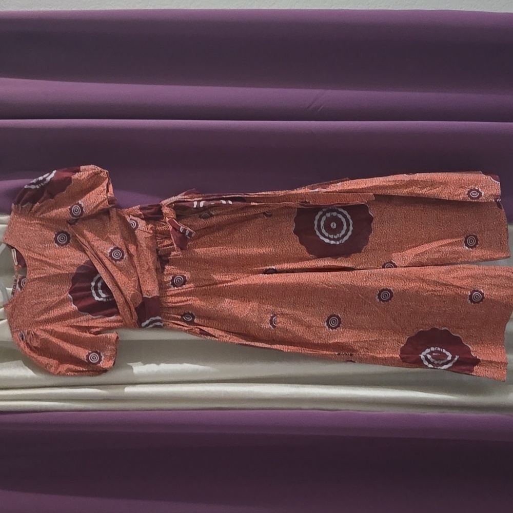 Ulla Johnson Rust and Burgundy Maxi Skirt - Picture 5 of 11